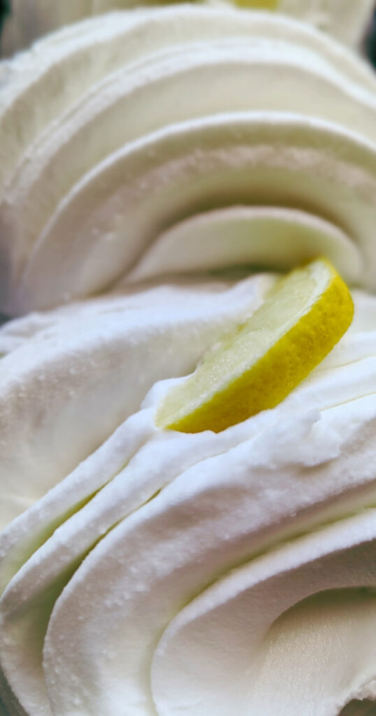 Lemon sorbet (vegan)