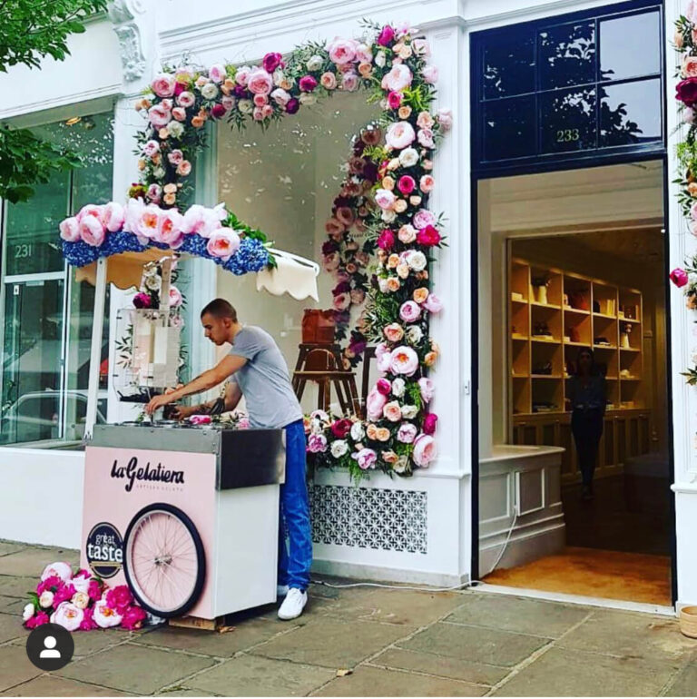 La Gelatiera popup gelato cart