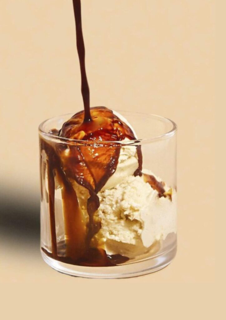 Affogato gelato