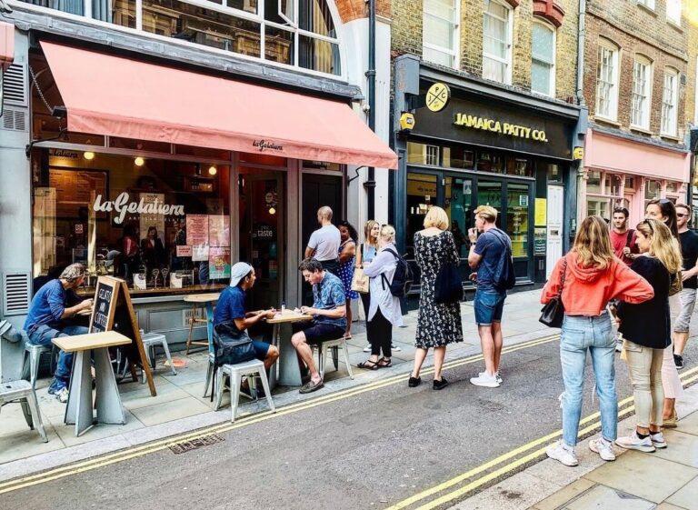 La Gelatiera gelato shop in Covent Garden, London