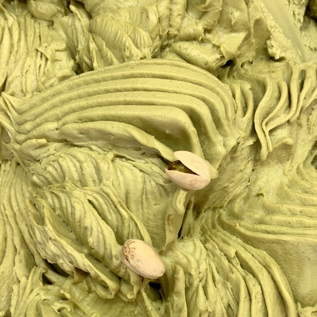 That's what real pistachio looks like.